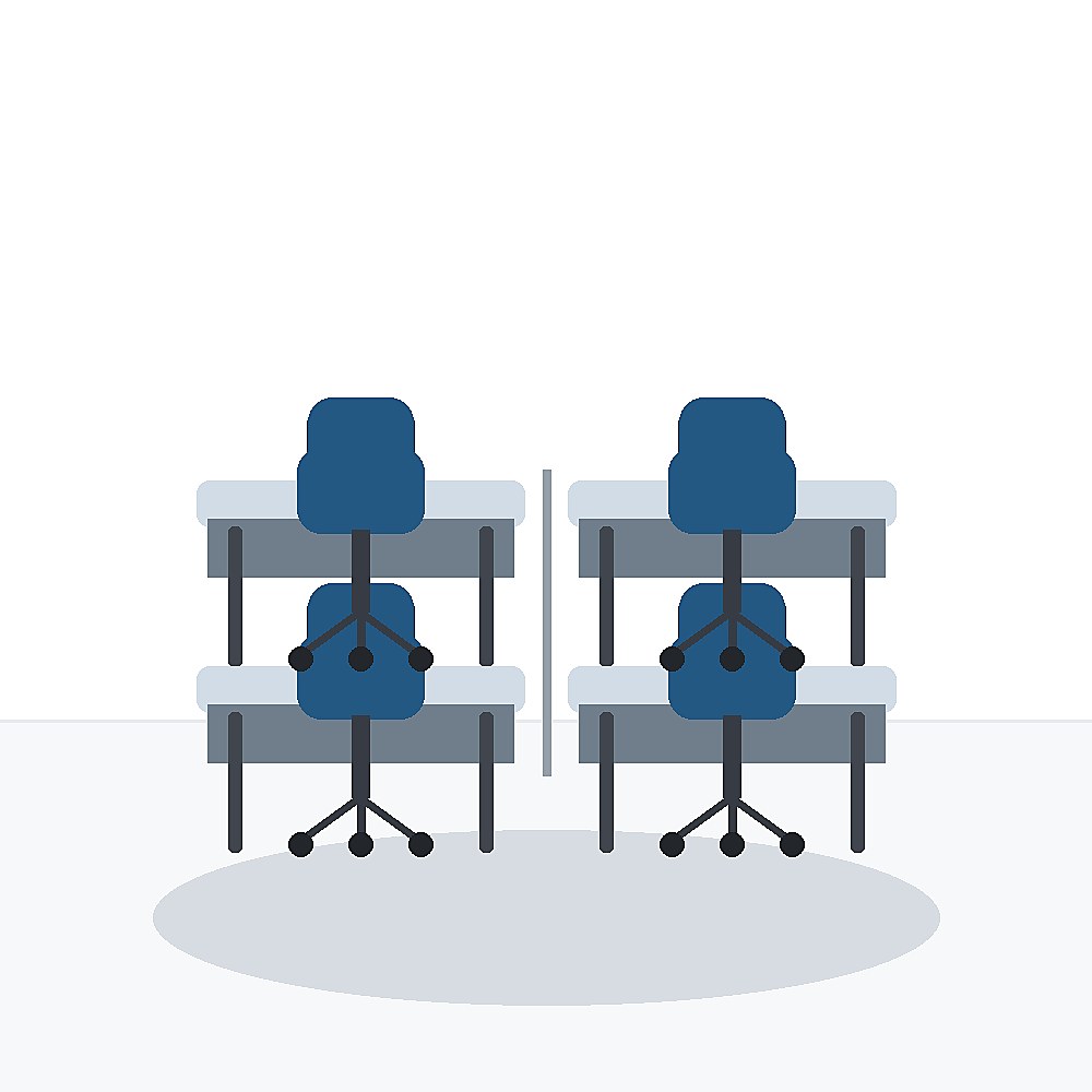 Four-person Office Workstation product image