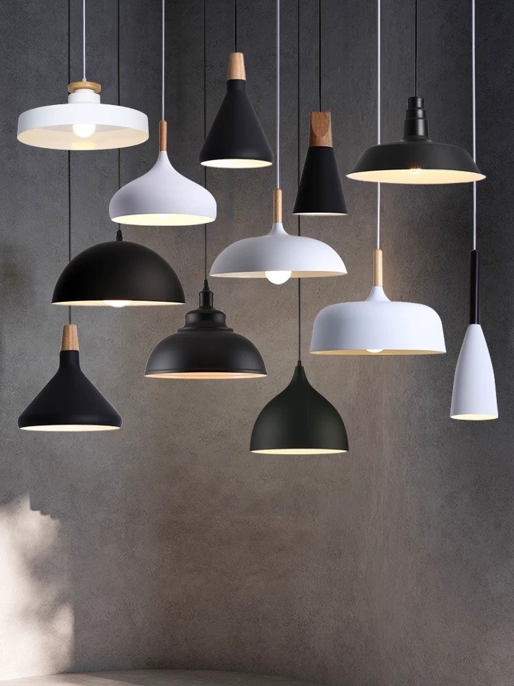 Vintage industrial restaurant pendant lamp image 1