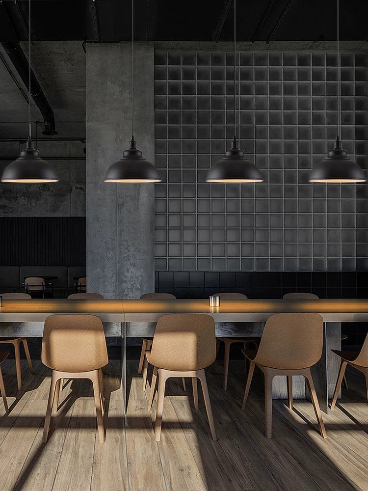 Vintage industrial restaurant pendant lamp image 3