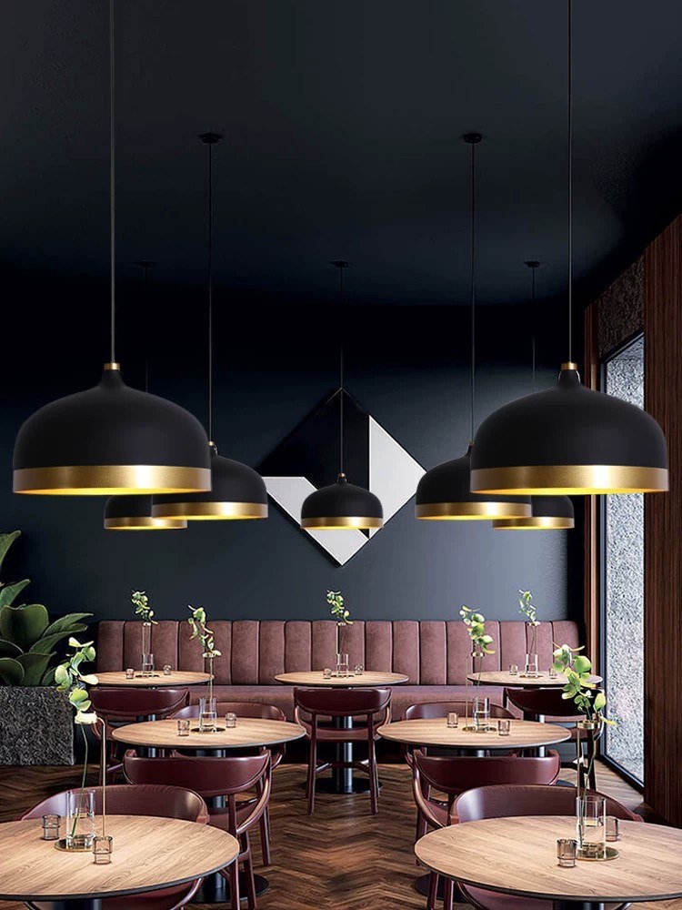 Vintage industrial restaurant pendant lamp image 4