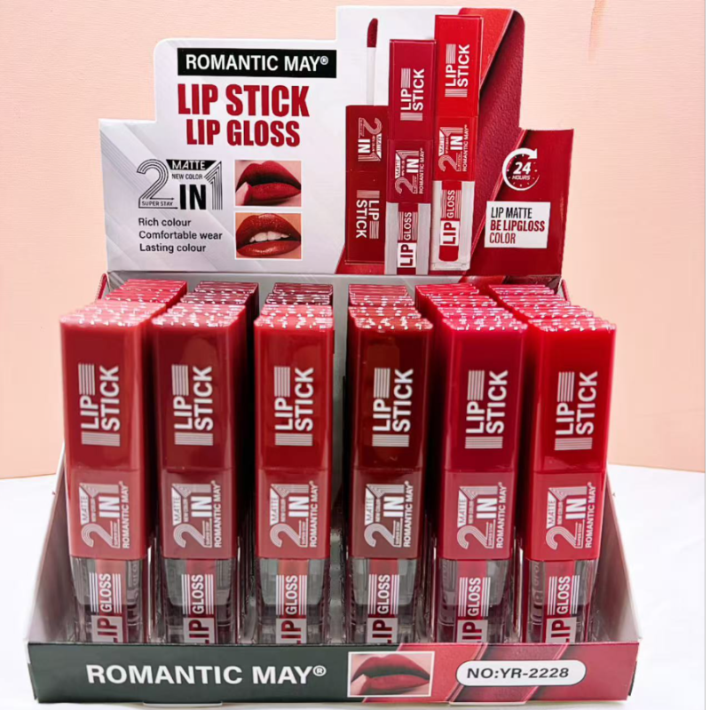 2-in-1 Lip Gloss & Lipstick